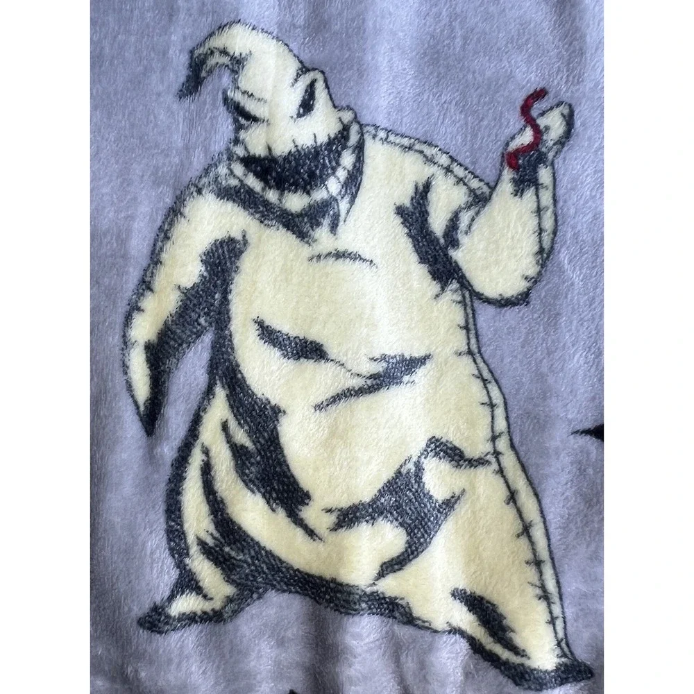 Disney Nightmare Before Christmas Oogie Boggie Jack Halloween Throw Blanket NWT
